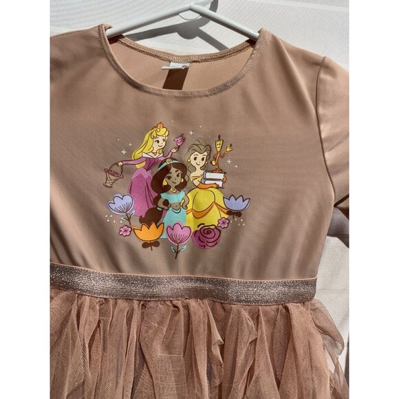 Joe Fresh Disney Princess Dress Size 5T Dress Up Play Peach Belle Jazmine - Picture 2 of 10